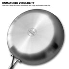 StoneCookware™ 304 Stainless Steel Frying Pan