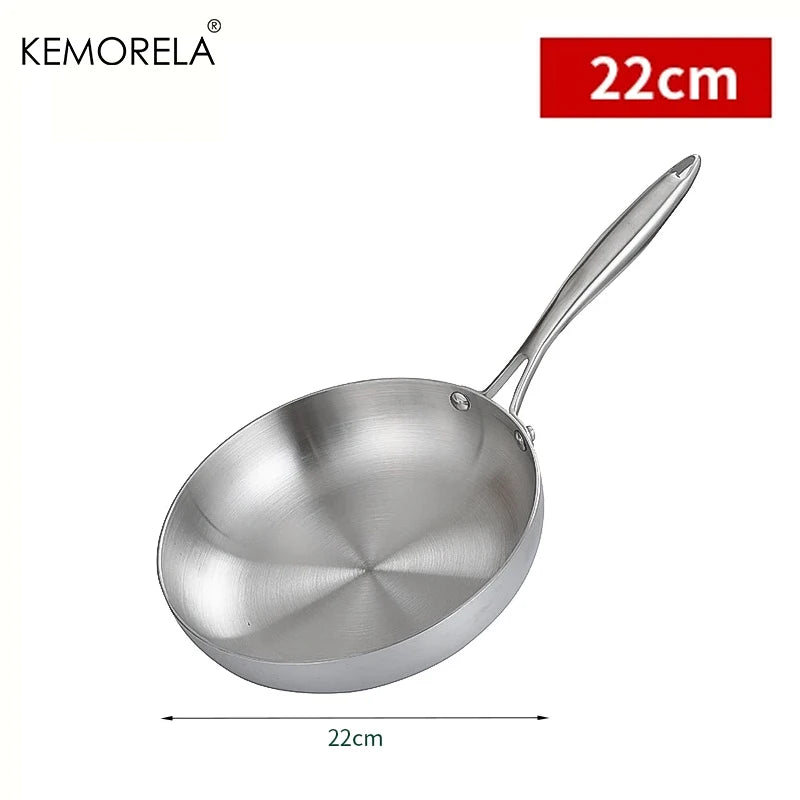 StoneCookware™ 304 Stainless Steel Frying Pan