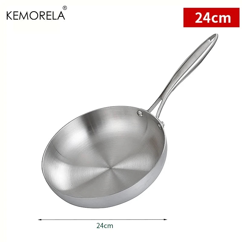 StoneCookware™ 304 Stainless Steel Frying Pan