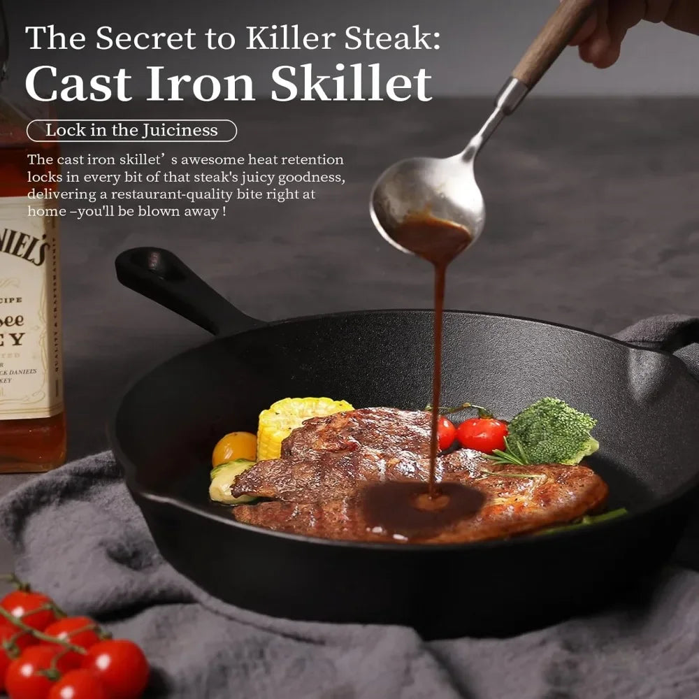 StoneCookware™ Cast Iron Skillet