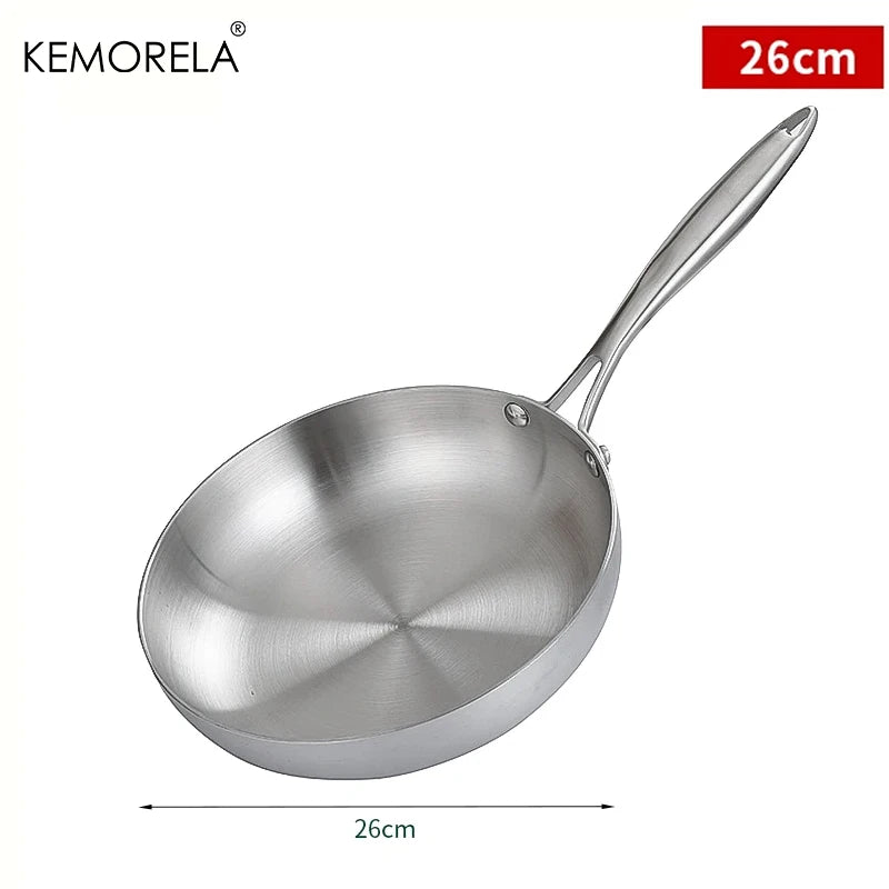 StoneCookware™ 304 Stainless Steel Frying Pan